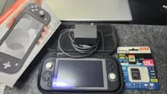 任天堂　スイッチライト　本体　128GBメモリカード　モンスターハンターライズ