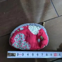 ハート柄 赤 小銭入れ