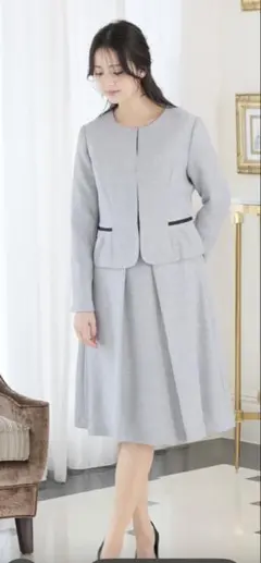 入学式POUR VOUS グレー スーツ セット 新品