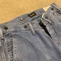 chimala チマラ デニム ワークパンツ セルビッチ ワイド