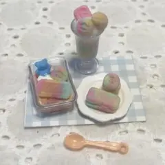 ♡ミニチュアカラフルスイーツセットNo.76