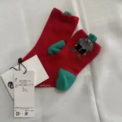 Paul Smith JUNIOR ベビー靴下 赤緑 SS(11~13cm)