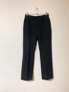 レイジブルー 黒のスラックス ストレートフィット