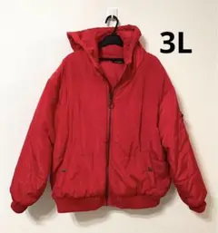 ダウン 赤 3L アベイル