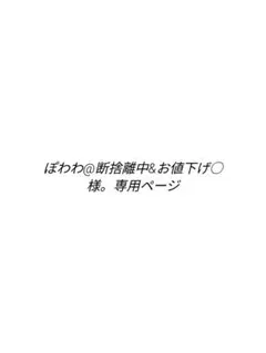 専用ページ