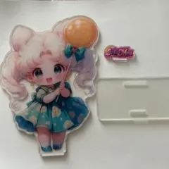 アクリルパーツ　セーラー　20センチ　台付き