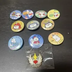 ご当地缶バッジ　オーランドさん10個セットと ピンバッジ