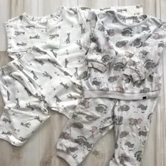 パジャマ　長袖　90 futafuta cottoli 長ズボン