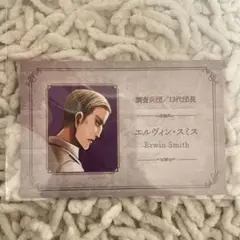 進撃の巨人 エルヴィン・スミス 名刺風カード