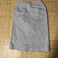 タイトスカート グレー系 後ろスリットレプシム