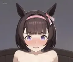 【300円】 23986　貧　ウマ娘　ニシノフラワー　キャラクターバスタオル