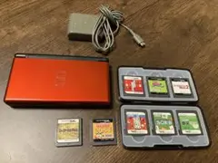 ニンテンドーDS Lite クリムゾンブラック本体+ソフト8本