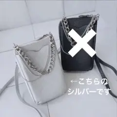 【美品】iPhone ラフウォレットショルダーケース　シルバー