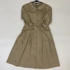 美品　BEAMS セーラー付き　プリーツワンピース