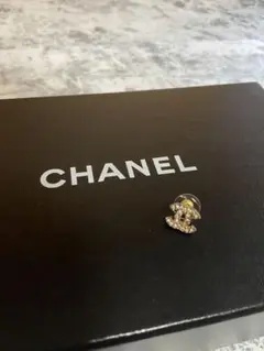 CHANEL シャネル ピアス ライトストーン ココマーク