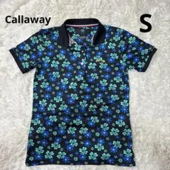 Callaway ポロシャツ　ゴルフ　花柄　レディース キャロウェイ　S