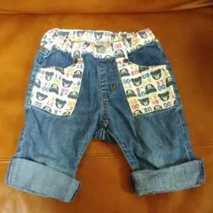 デニムパンツ ハーフパンツ　ダブルビー
