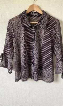 ミセス⭐︎シニアブラウス　M〜L 春夏　ストレッチ素材