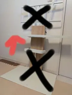 EQUALS WALL サウンドバー用棚板Mサイズ（ホワイト）