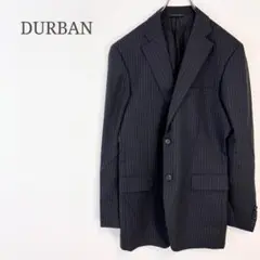 ▼ダーバン メンズテーラードジャケット 毛 キュプラ 日本製 パワーショルダー