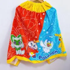 【新品未使用】　水泳　プール　スイムタオル　ラップタオル　ポケモン