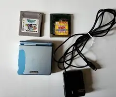 ゲームボーイアドバンスSP 付属充電コード　ソフト2個セット
