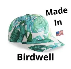 BIRDWELL ベージュ　キャップ　カリフォルニア購入　新品　サーフィン バードウェル ナイロン キャップ 帽子 日本限定モデル スナップ