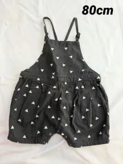 ♡80cm三角模様オーバーオール♡
