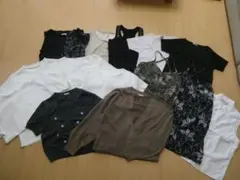 ★まとめて15枚【Ｍ～Ｌ】夏 レディース Ｔシャツ タンクトップ カットソー
