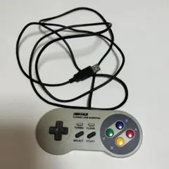BUFFALO スーパーファミコン風usbコントローラ