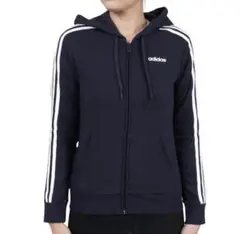 【adidas】トレーニング W 3ストライプス フルジップ フーディー
