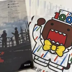 【非売品】NHK クリアファイル5枚セット ドーモくん3枚＋新プロジェクトX2枚