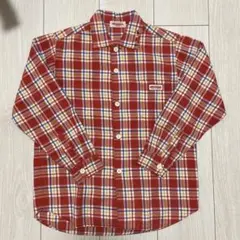 【ミキハウス】チェックシャツ　長袖