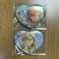 あんスタ　羽風薫　ハート缶バッジ　セット