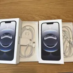 iPhone 充電ケーブルと箱
