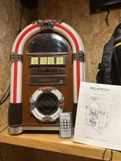花⭐︎花　　ジュークBOX型CDラジオ AM/FM & アメリカン電話機 花⭐︎花 ジュークBOX型CDラジオ AM/FM & アメリカン電話機 楽天