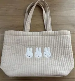 ミッフィー　イブルトートバッグ アップリケ L