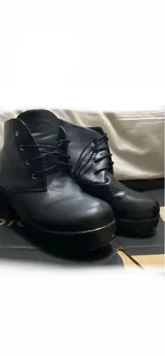 厚底のブーツワークブーツ　アメカジ　グランジ　ヨロカジ