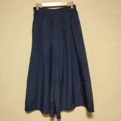 グローバルワーク　ワイドパンツ　 S ネイビー系