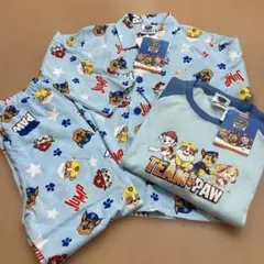 新品　パウ・パトロール パジャマ 120cm 上下と長袖Tシャツのセット