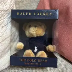 新品✨Ralph Lauren ぬいぐるみ フラッグセーター ポロ ベア ポロ ラルフローレン] フラッグセーター POLO ベア(ネイビー