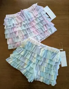 any FAM エニィファム・110サイズ フリル ショートパンツ 2枚