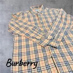 『メンズ』美品♡Burberry チェック柄 長袖シャツ