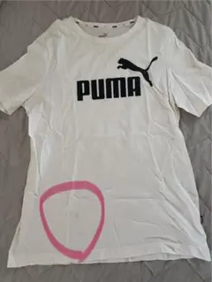 PUMA ホワイト Tシャツ Mサイズ