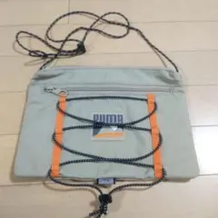 PUMA サコッシュ ベージュ ロープ付き