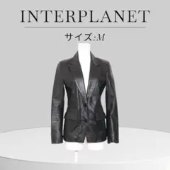 美品 INTERPLANET インタープラネット　牛革　シンプル　柔らかい