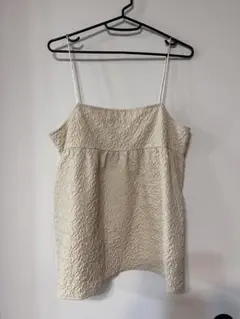 Lutique ルティーク　しまむらアイボリー キャミソール L ビスチェ