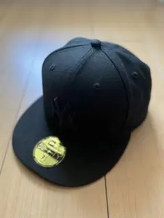 New Era 59FIFTY ブラックキャップ 7 1/2