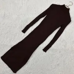 migration ロングニット ブラウン フリー オシャレ