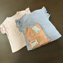 ペアマノン　フリル付きTシャツ 3枚セット
